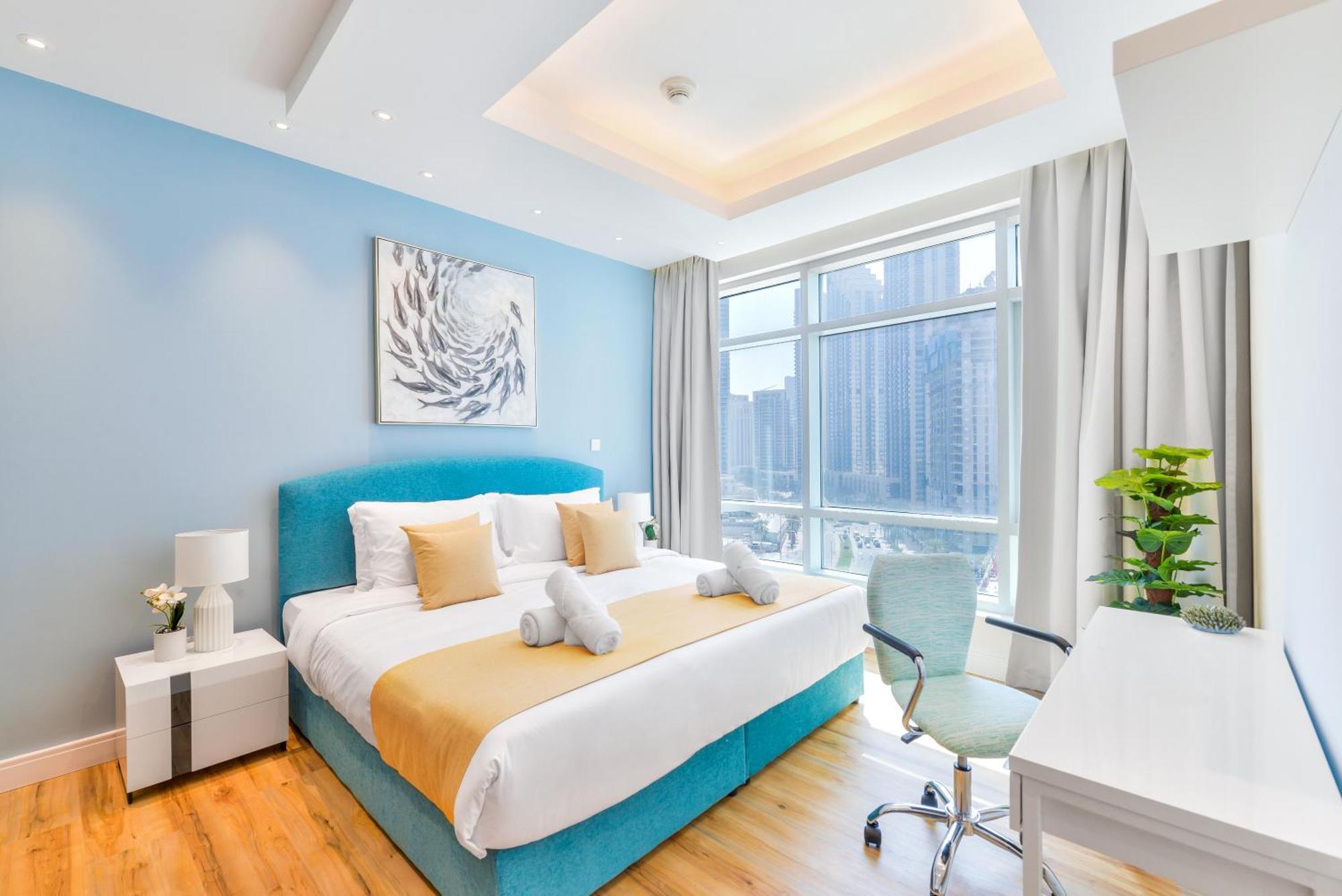 Appartamento Lofts - Downtown Luxury - 5 Min Walk To Dubai Fountain! Esterno foto